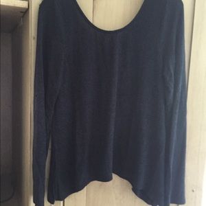 Navy pull over sweater